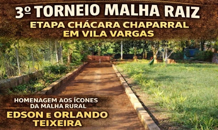 O tradicional jogo de “malha” será destaque neste domingo no Distrito de Vila Vargas