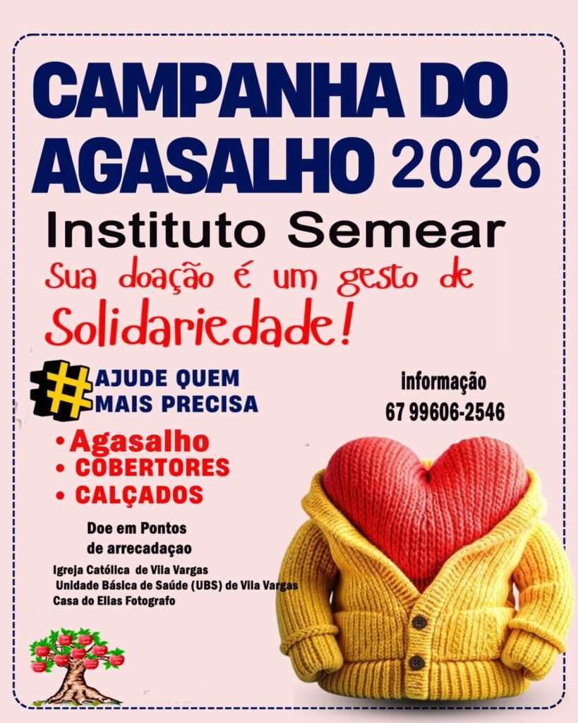 CAMPANHA DO AGASALHO 2026 – INSTITUTO SEMEAR