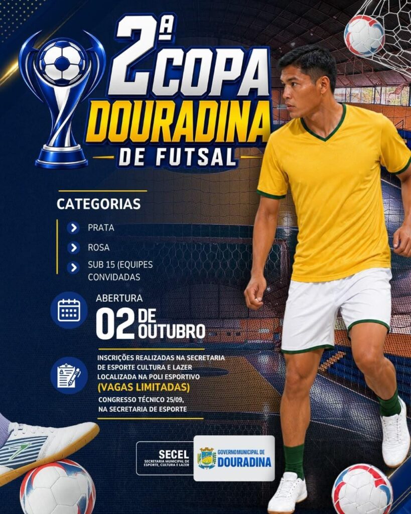 VEM AÍ A 2ª COPA DOURADINA DE FUTSAL