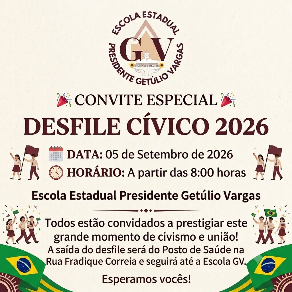 DESFILE CÍVICO DE VILA VARGAS ACONTECE NESTE SÁBADO (05)